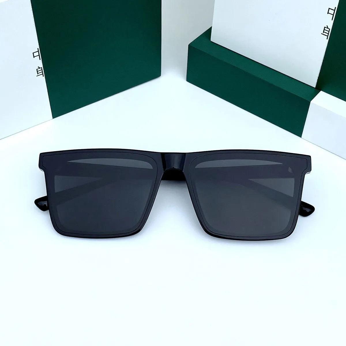 Unisex Vintage Square Sunglasses