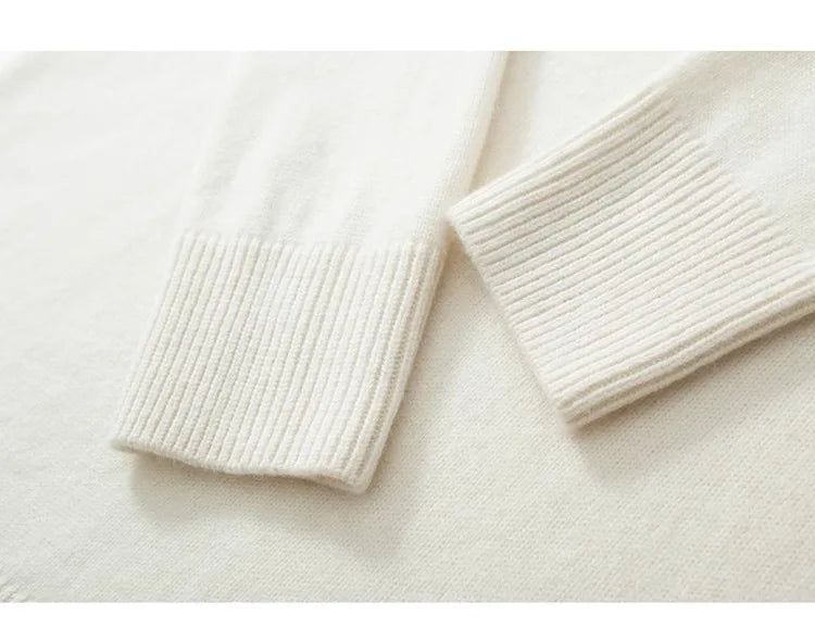 Autumn Thick Cashmere High Neck Sweater