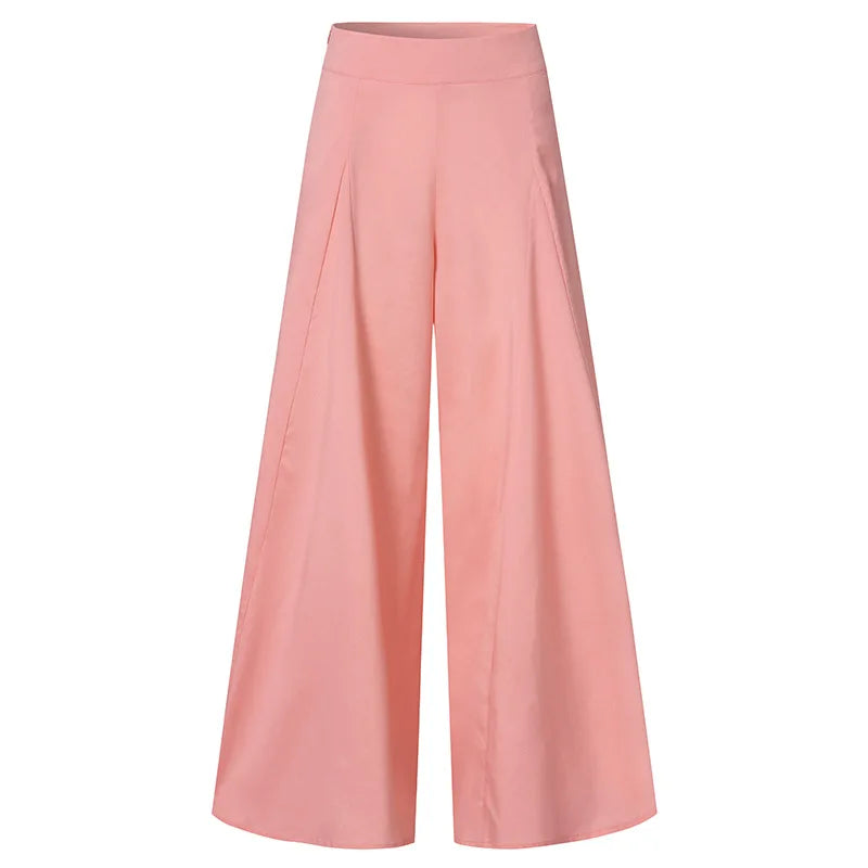 High Waist Wide Leg Pants