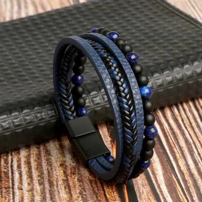 Multi-Layer Leather Bracelet