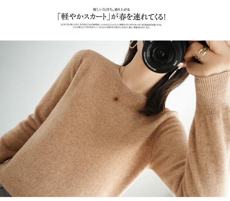 Cashmere Crew Neck Sweater