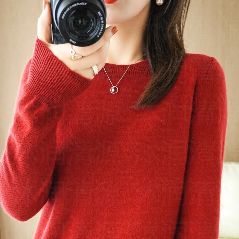 Cashmere Crew Neck Sweater