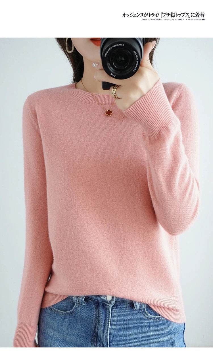 Cashmere Crew Neck Sweater