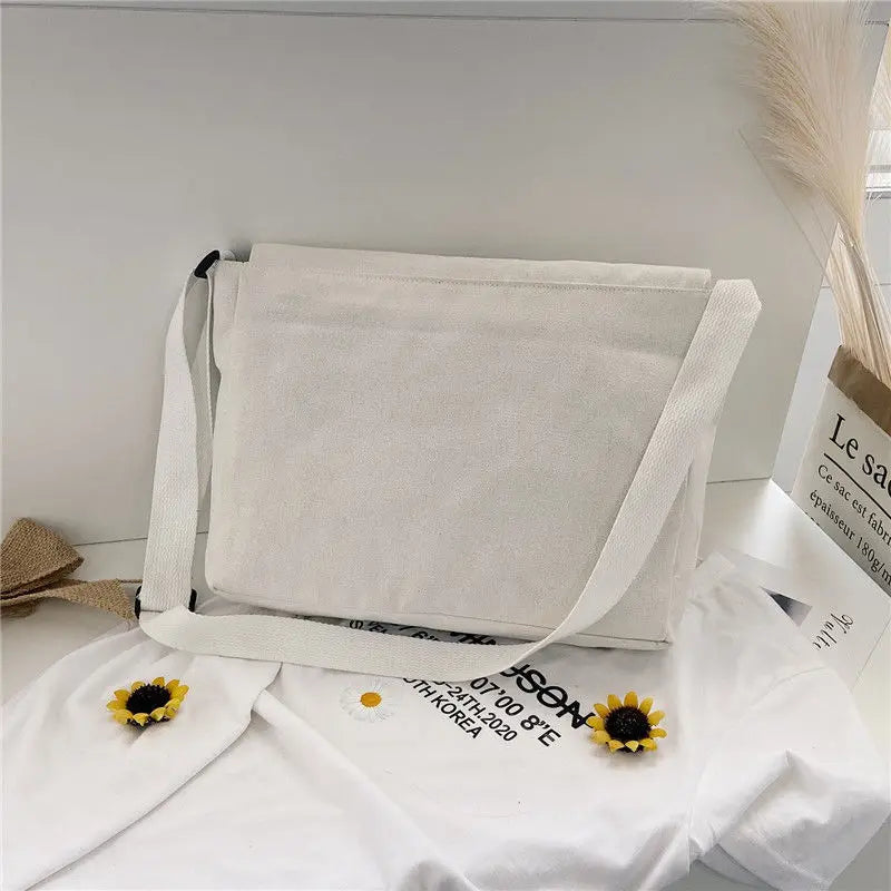 Cute Canvas Crossbody Bag