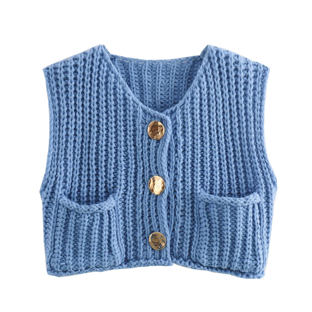 Fashion Crop Sweater Vest