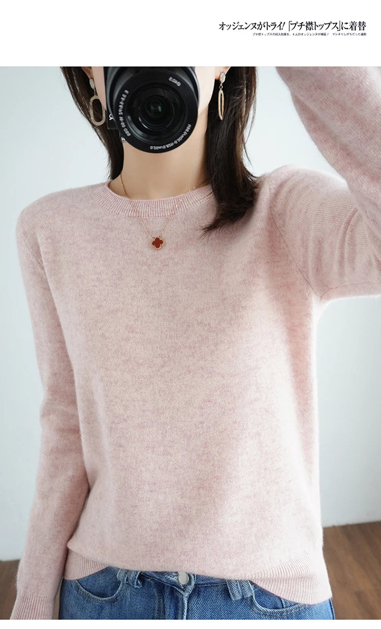 Cashmere Crew Neck Sweater