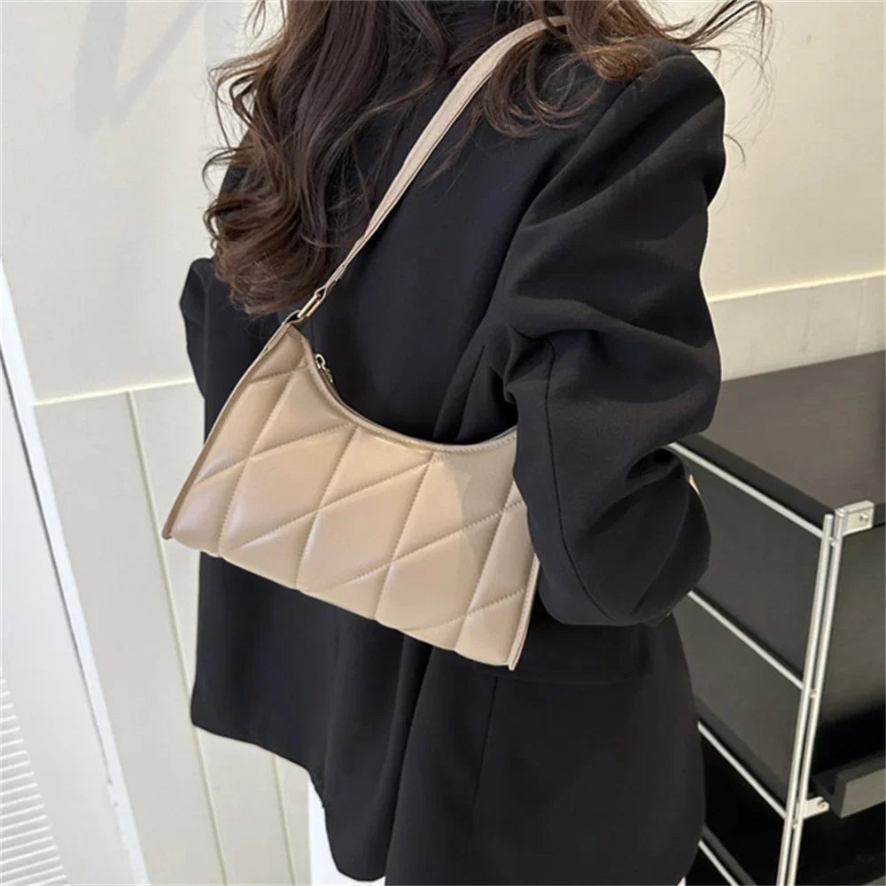 Black PU Leather Bag