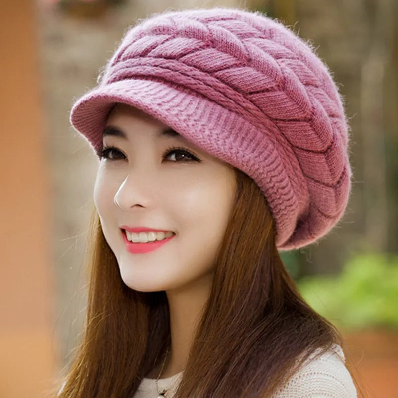 Knitted Winter Beret