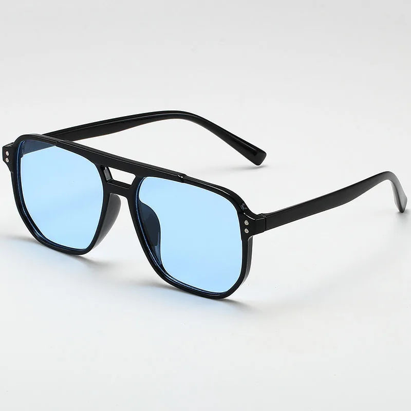 Unisex Vintage Big Square Sunglasses