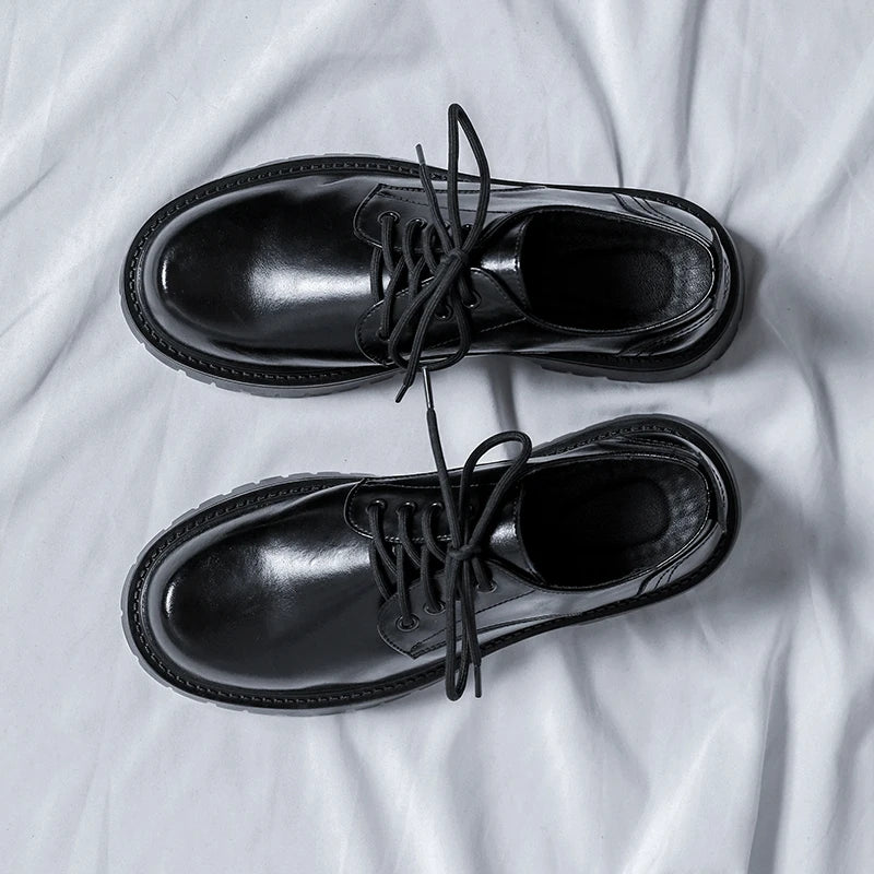 Leather Slip-On Oxfords