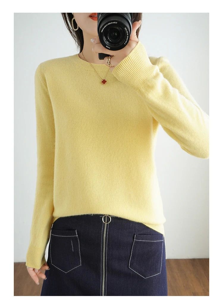 Cashmere Crew Neck Sweater