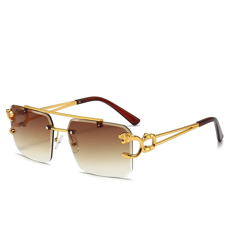 Rimless Square Luxury Sunglasses