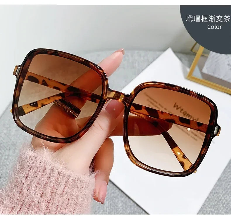 Oversized Rectangle Sunglasses