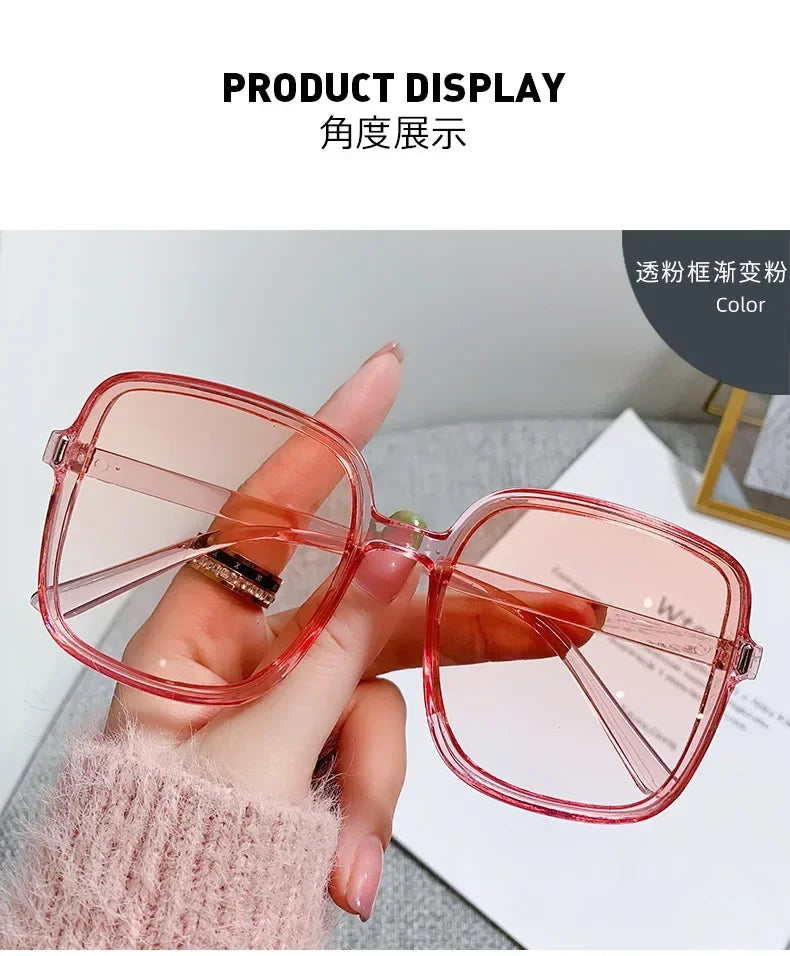 Oversized Rectangle Sunglasses