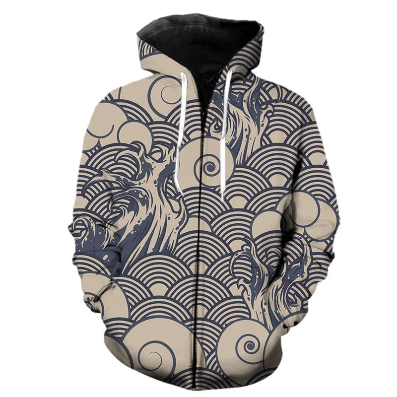 Dragon 3D Zipper Hoodie