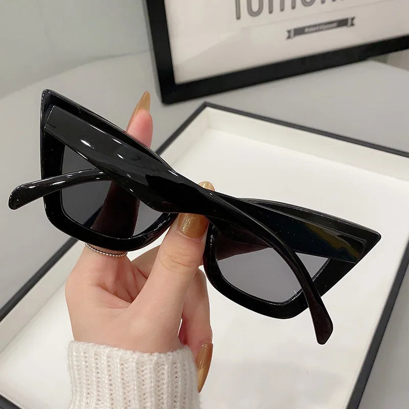 Big Frame Vintage Square Sunglasses