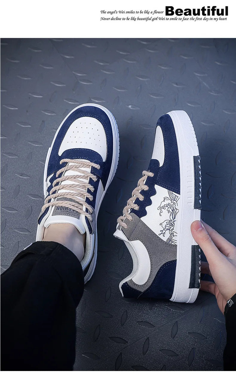 Breathable Lace-Up Sneakers