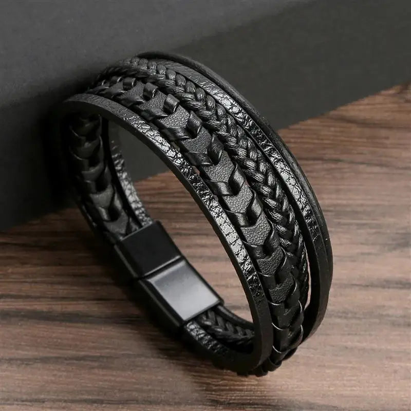 Multi-Layer Leather Bracelet