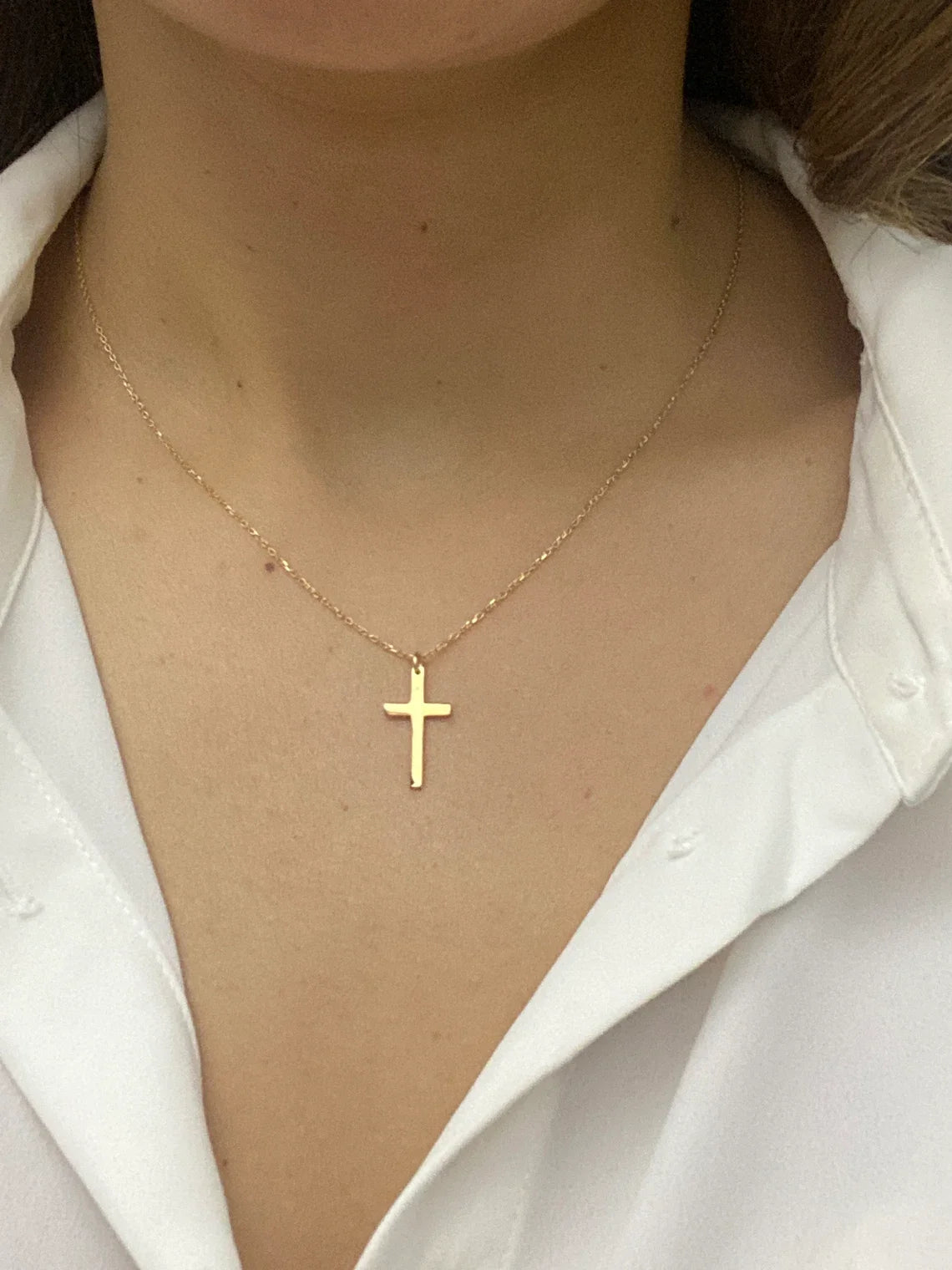 Stainless Steel Cross Necklace