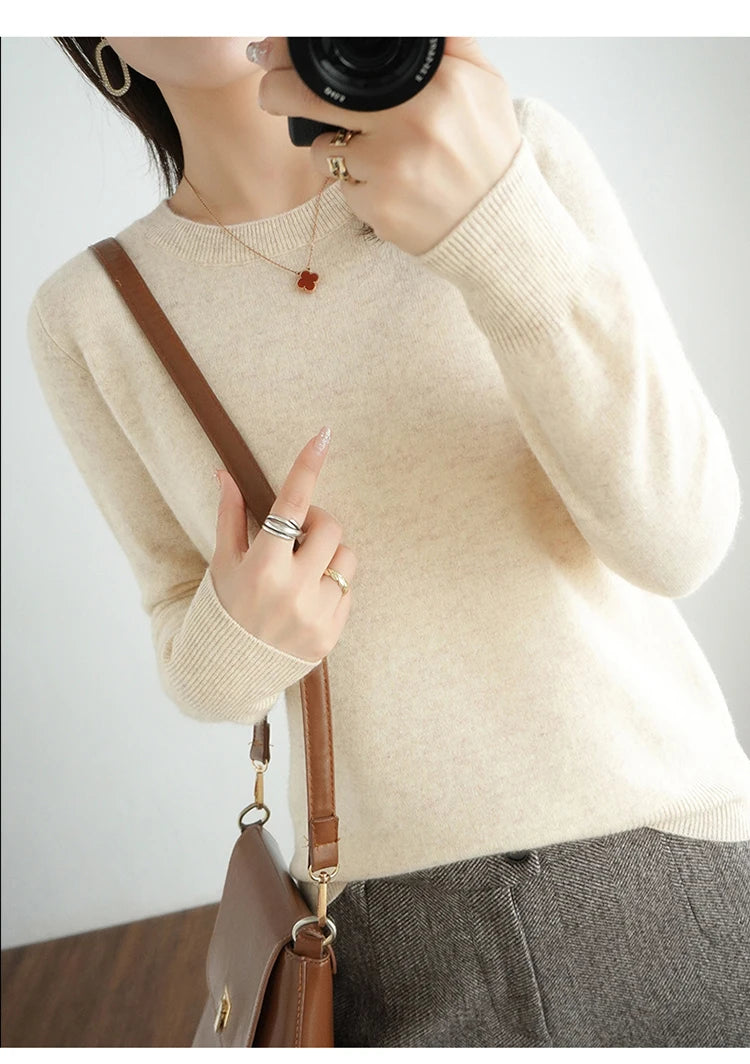 Cashmere Crew Neck Sweater