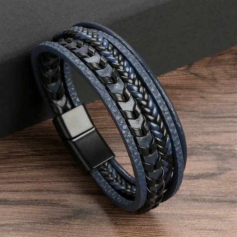 Multi-Layer Leather Bracelet