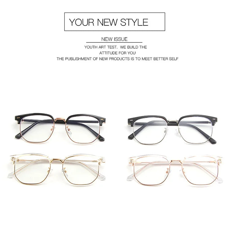 Unisex Square Glasses