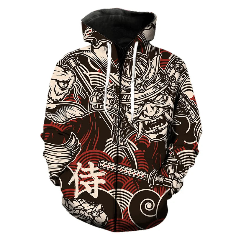 Dragon 3D Zipper Hoodie