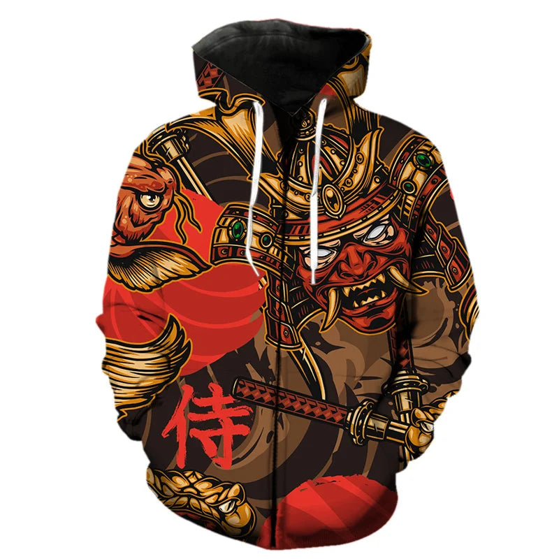 Dragon 3D Zipper Hoodie