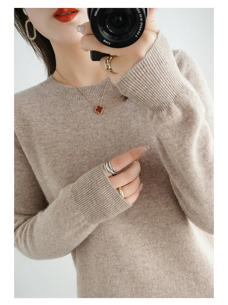 Cashmere Crew Neck Sweater