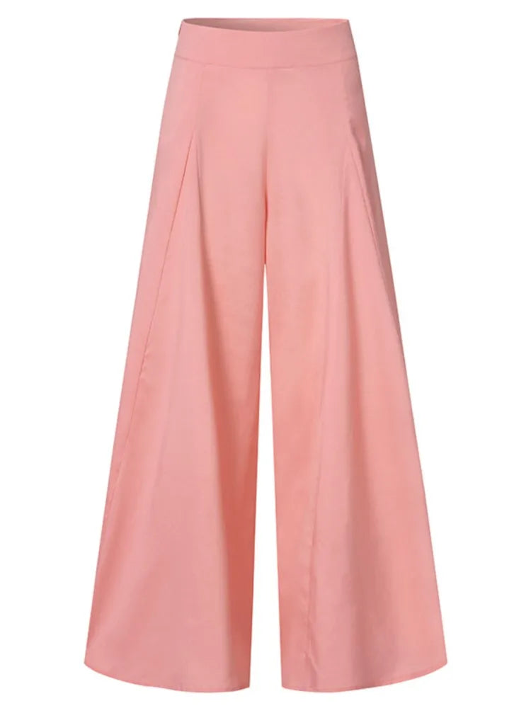 High Waist Wide Leg Pants